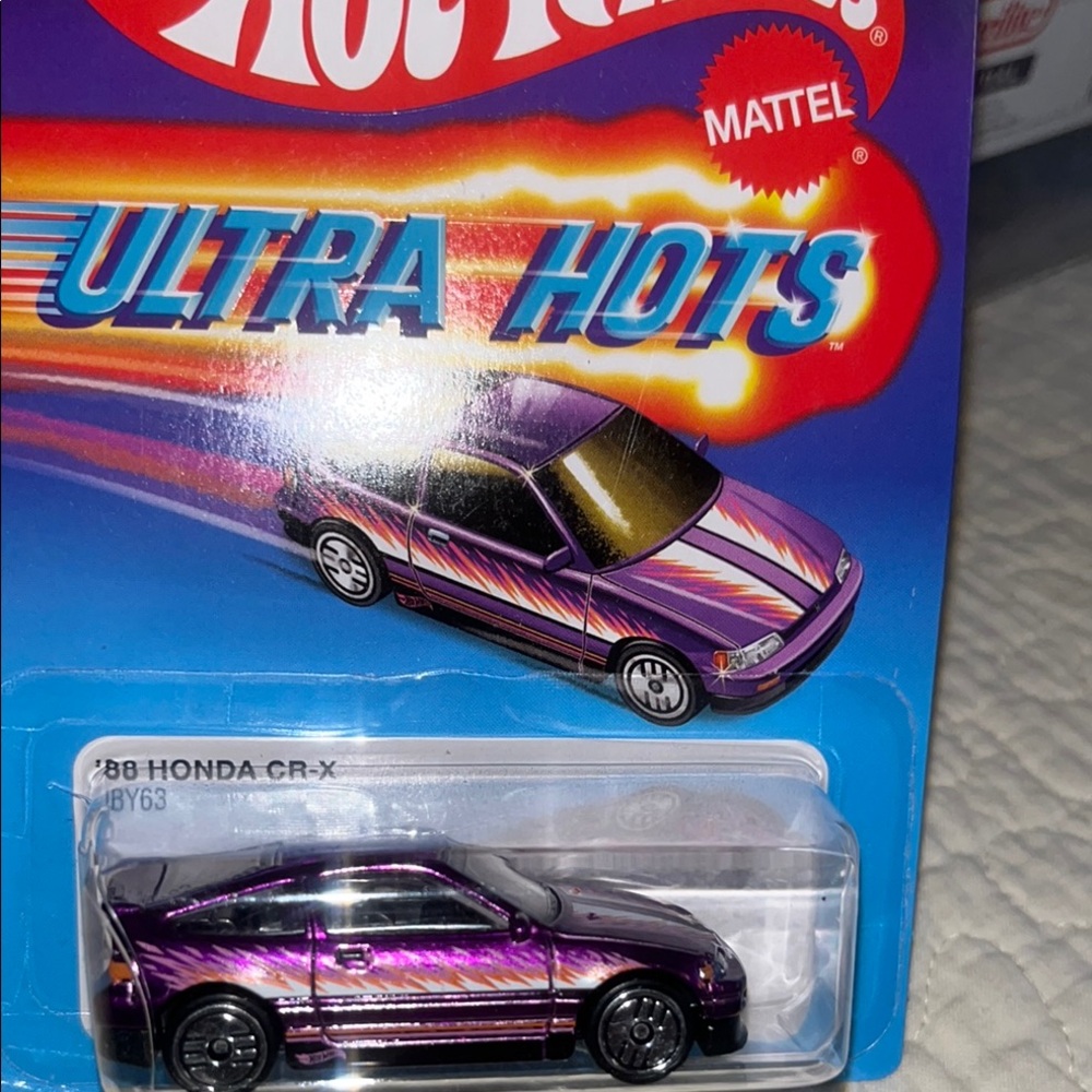 Purple Honda CR-X Die-Cast Model